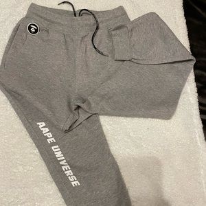 Aape by A Bathing Ape grey sweatpants